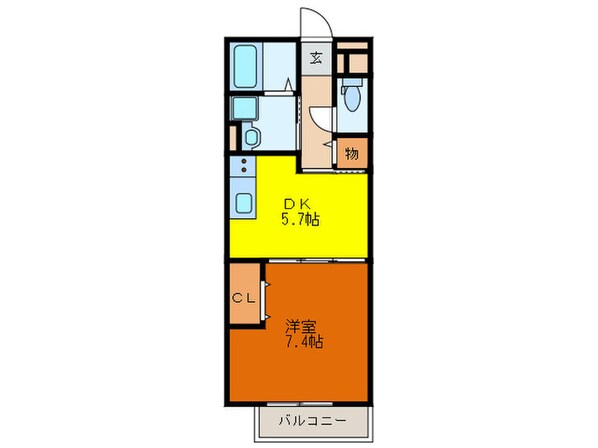 プレシャスⅡの物件間取画像